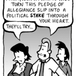 GRIMM: Ma'am, your opponents will turn this pledge of allegiance slip into a political STAKE through your heart.
DEB: They'll try...