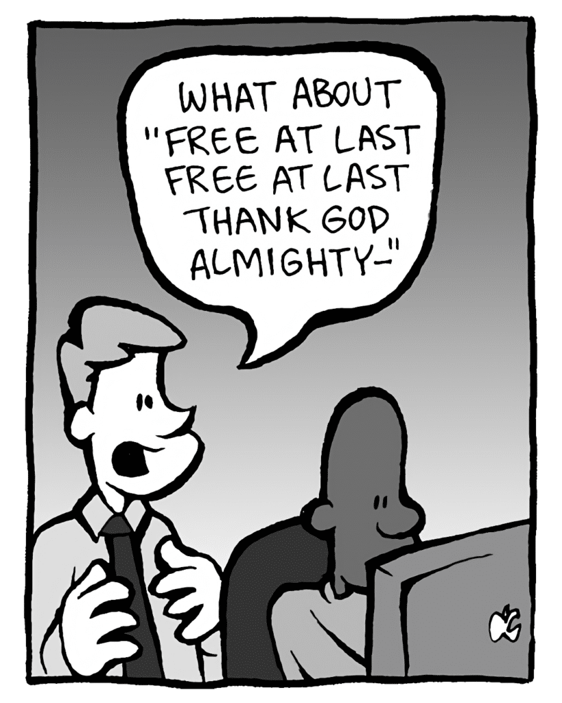 IRV: What about "free at last, free at last, thank God Almighty-"